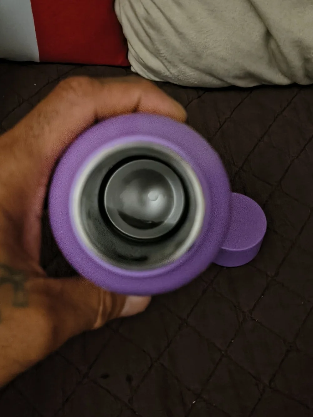 A Purple License Official Disney Thermal Parts Cup